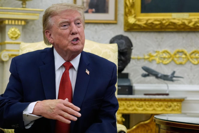 Prezydent USA Donald Trump uciszał w poniedziałek dziennikarkę CNN Kristen Holmes