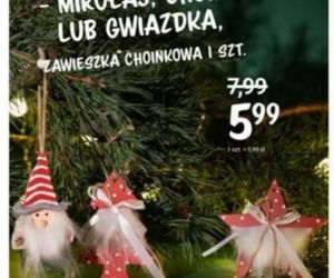 Zawieszki na choinkę Świąteczne trio - Mikołaj, choinka lub gwiazdka w cenie 5,99 zł/1 szt