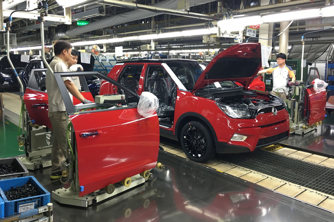 Fabryka samochodów SsangYong w Pyeongtaek