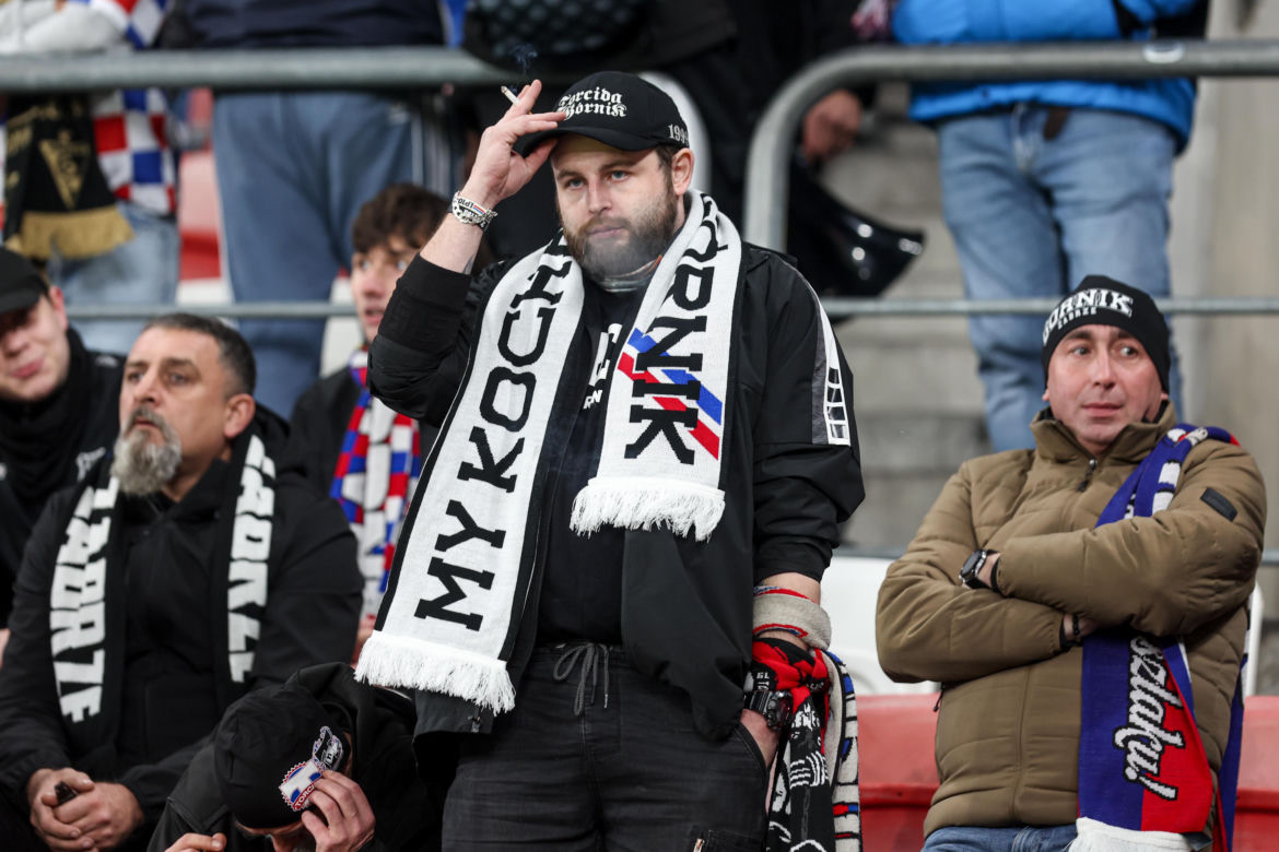 Górnik Zabrze - Legia Warszawa: Zdjęcia kibiców i zawodników z hitu 13. kolejki PKO BP Ekstraklasy