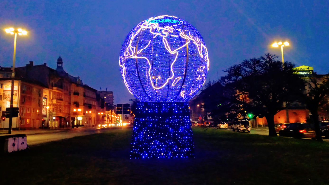 Iluminacje świąteczne w Szczecinie