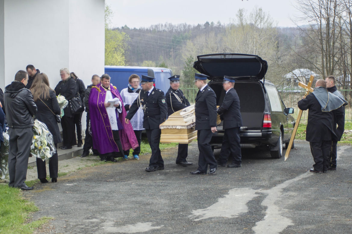 Pogrzeb ofiar katastrofy w Świebodzicach