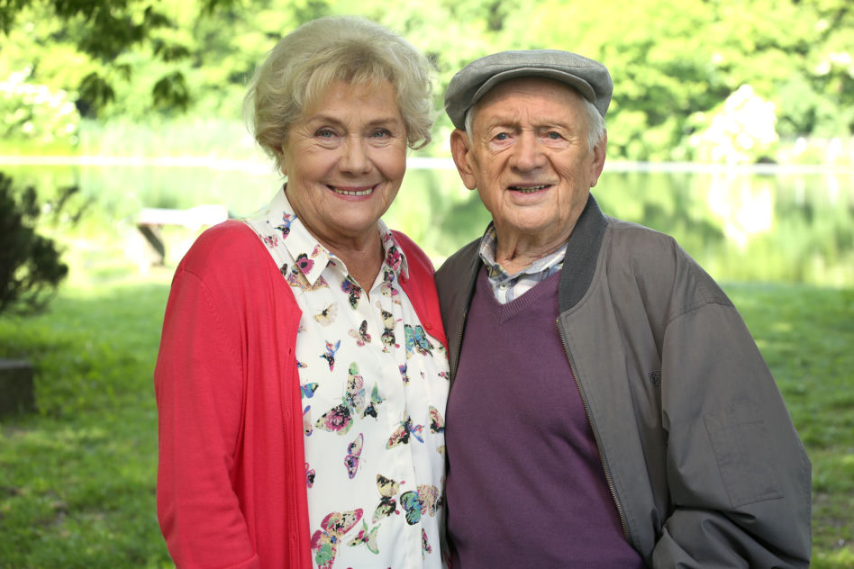 M jak miłość: Lucjan (Witold Pyrkosz), Barbara (Teresa Lipowska)