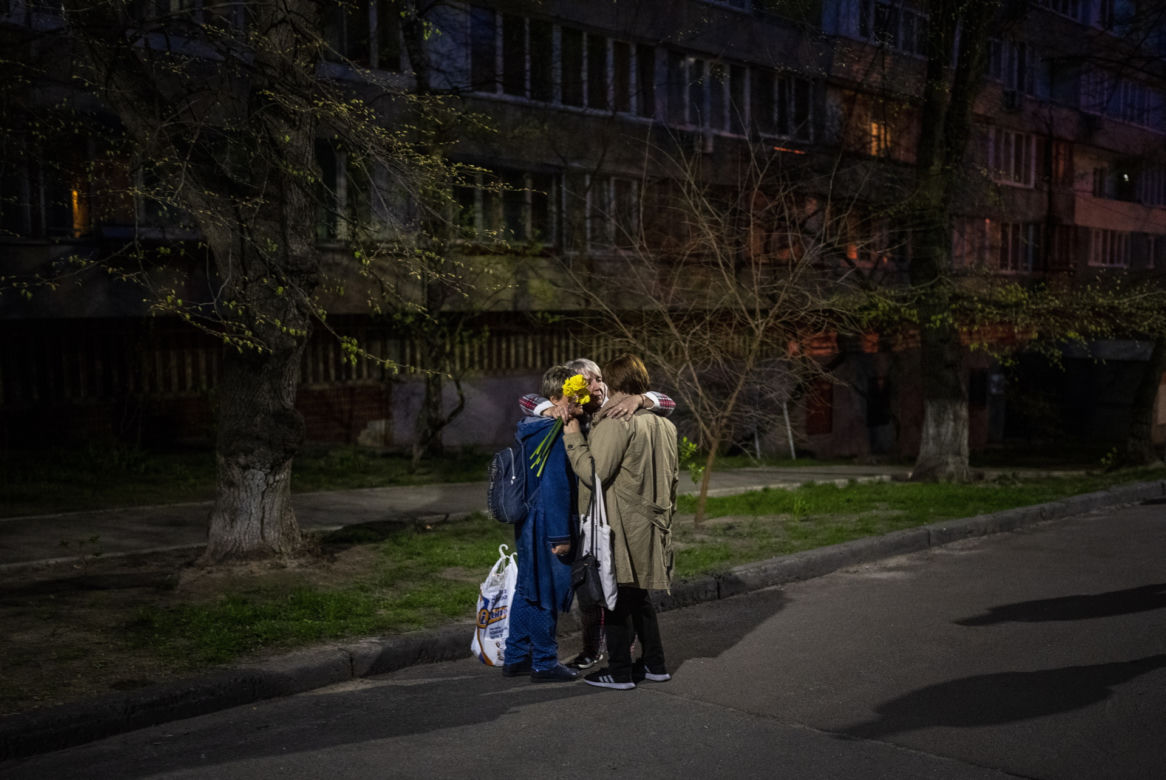 Ukraina. Zbombardowany Kijów