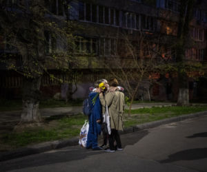 Ukraina. Zbombardowany Kijów