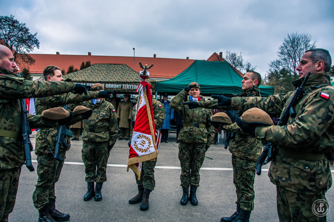 Przysięga Wojsk Obrony Terytorialnej w Kielcach - luty 2023