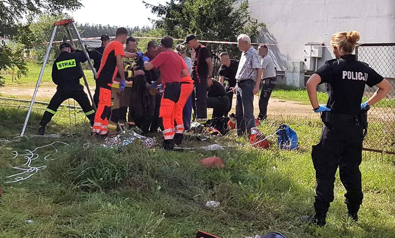 Konserwator zasłabł w studzience kanalizacyjnej