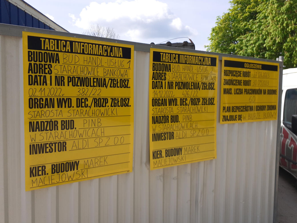 PEDET przeszedł do historii. W Starachowicach trwa budowa marketu ALDI