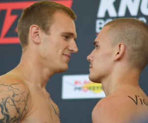 KnockOut Boxing Night 7 - Rzeszów (ważenie) - Mateusz Orynek vs Jakub Dobrzyński