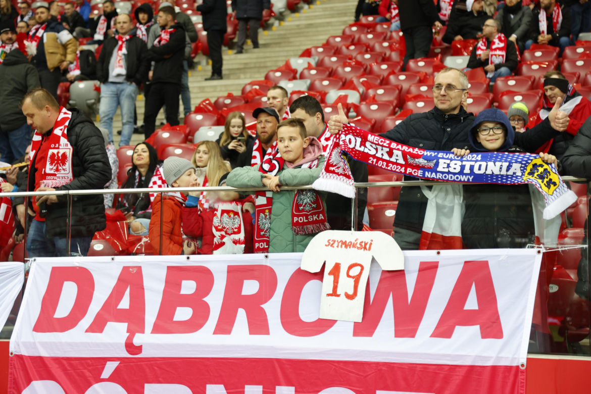Kibice na meczu Polska - Estonia. Zdjęcia z trybun [21.03.2024]