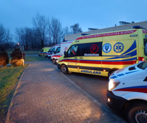 Ratownicy Ewakuowali niepełnosprawne dzieci z ukraińskiego sierocińca