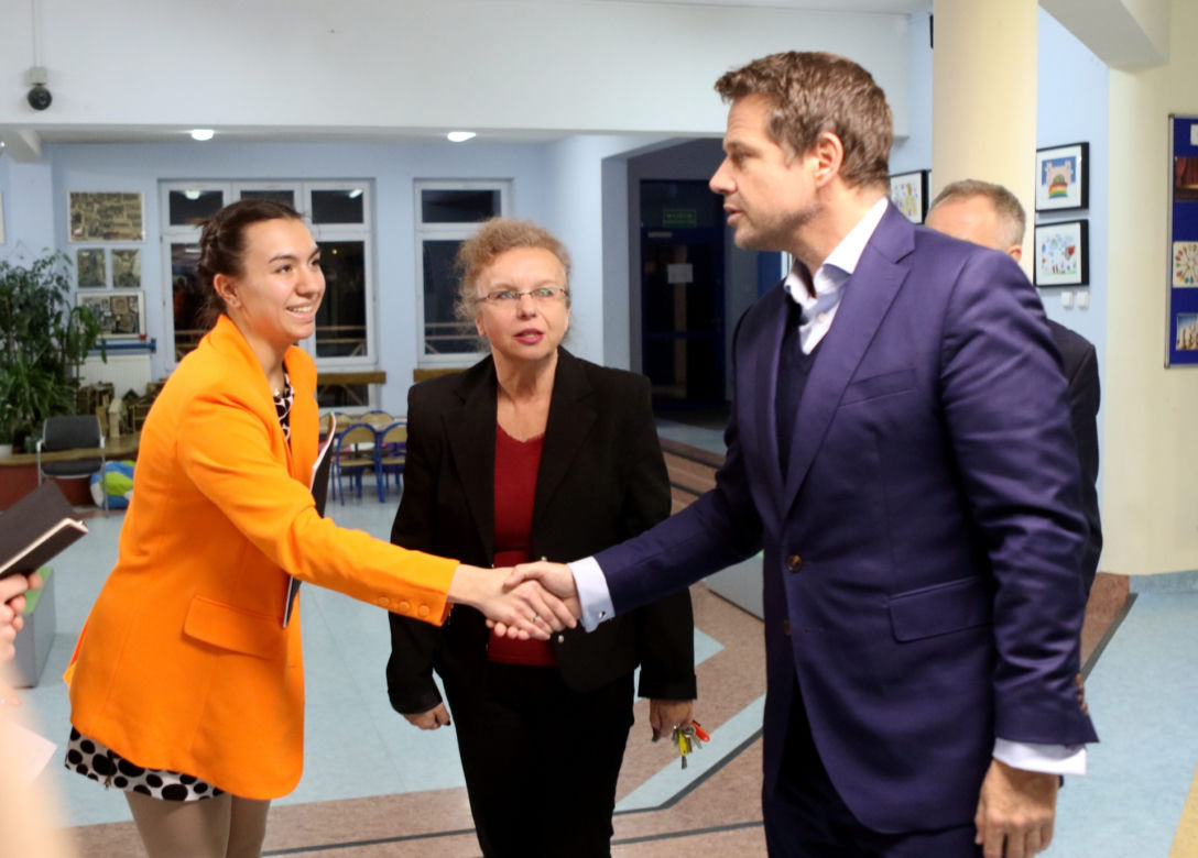 Rafał Trzaskowski pojechał do Wesołej
