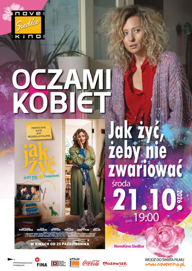 NoveKino Siedlce zaprasza na film „Jak żyć, żeby nie zwariować” w ramach cyklu Oczami Kobiet