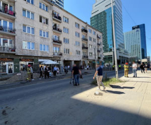 Niewybuch w centrum Warszawy