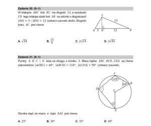  Matura 2021 matematyka. Odpowiedzi, pytania, arkusz CKE, zadania, rozwiązania [poziom podstawowy matematyka matura 5.05.2021]