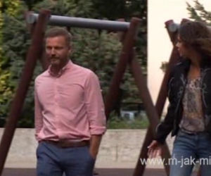 M jak miłość. Paulina (Maria Szafirska), Andrzej (Krystian Wieczorek)