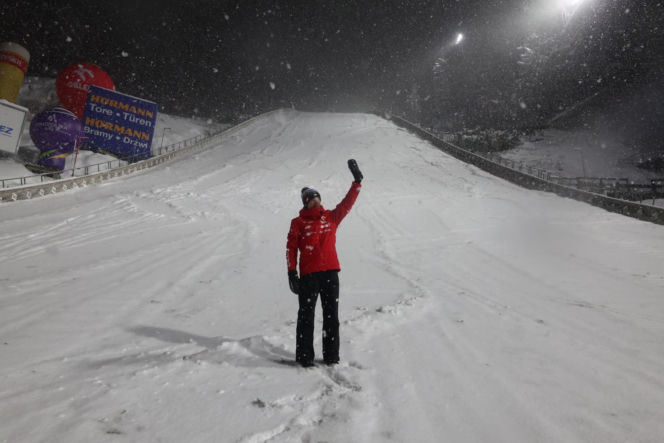 Kamil Stoch podczas ostatniego kunkursu PŚ w Zakopanem