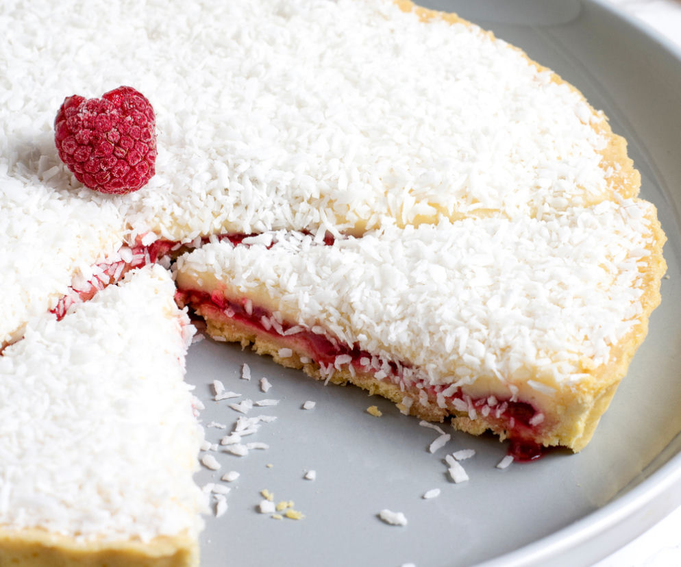 Tarta z kremem twarogowym