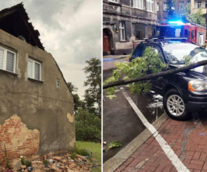 Potężne nawałnice nad Polską. Zalania, uszkodzone dachy i ranni