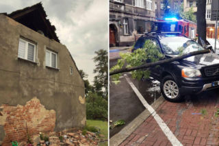 Potężne nawałnice nad Polską. Zalania, uszkodzone dachy i ranni