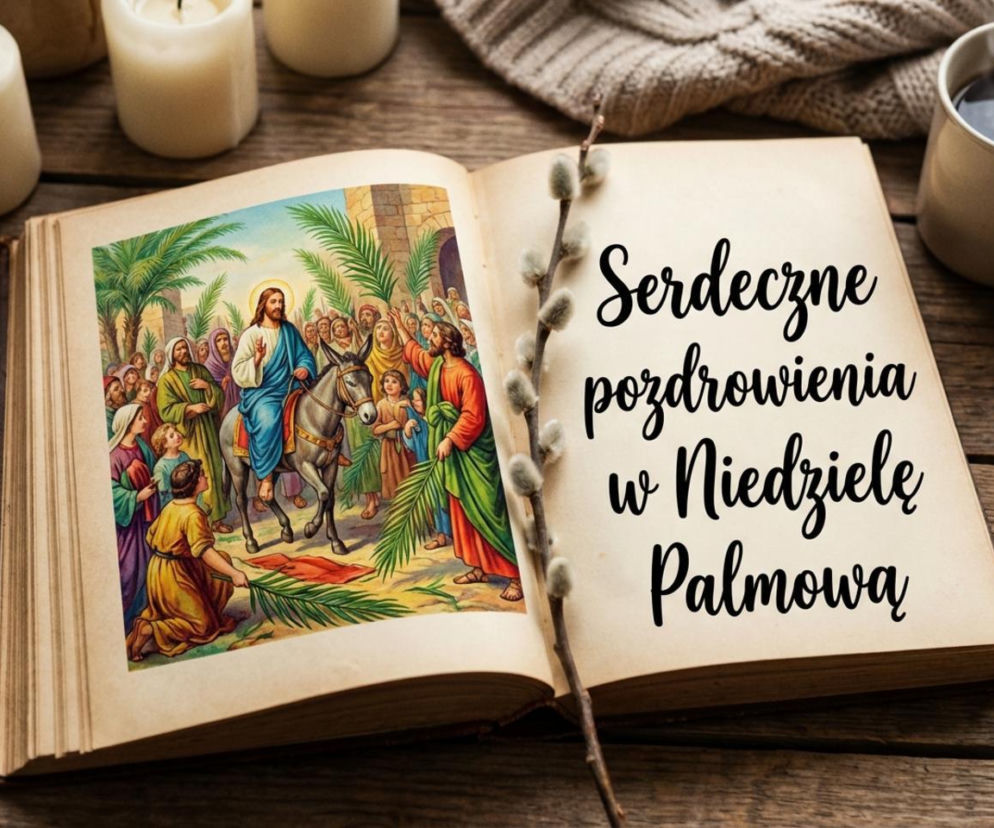 Kartka na Niedzielę Palmową