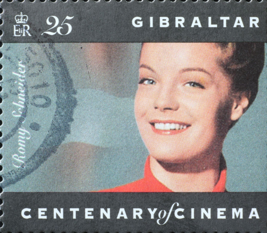 Znaczek z podobizną Romy Schneider