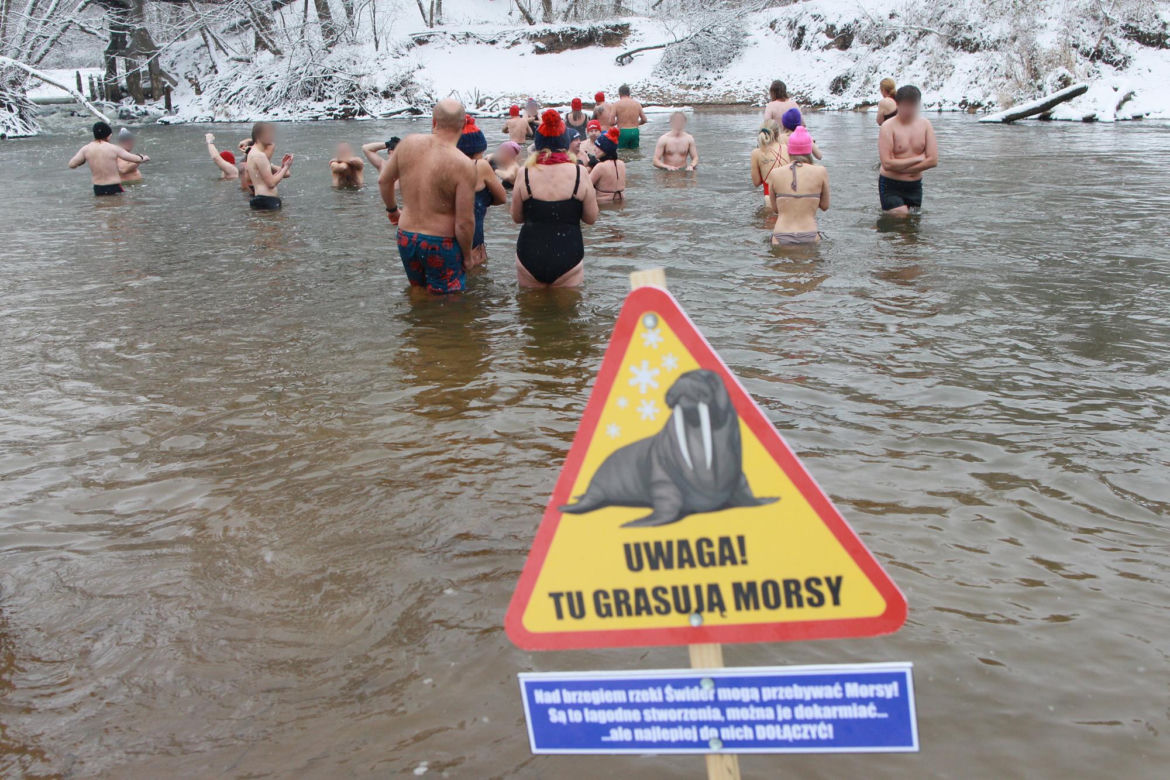 Warszawa morsuje! Gdzie i jak wchodzić do lodowatej wody? 