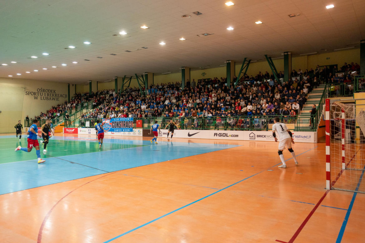 FOGO Futsal Ekstraklasa: KS Constract Lubawa - Piast Gliwice 1:2