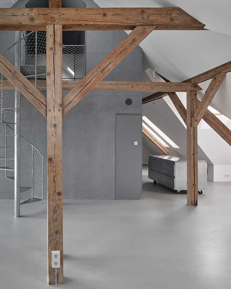 Przebudowa poddasza kamienicy w Gliwicach autorstwa biura Dyrda Fikus Architekci