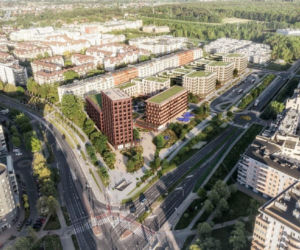 Wcześniejsza koncepcja firmy Archicom na działkę przy metrze Kabaty