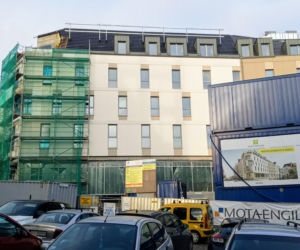 Budowa hotelu na Podzamczu - listopad 2020