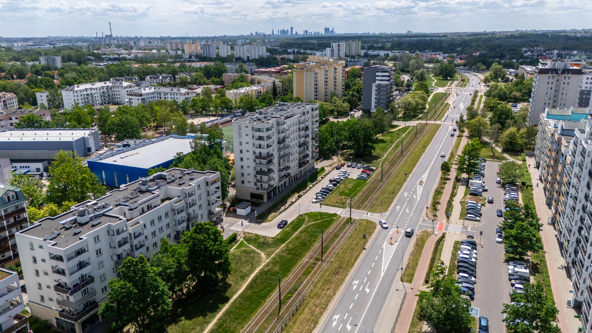 Osiedla wzdłuż ul. Światowida w Warszawie