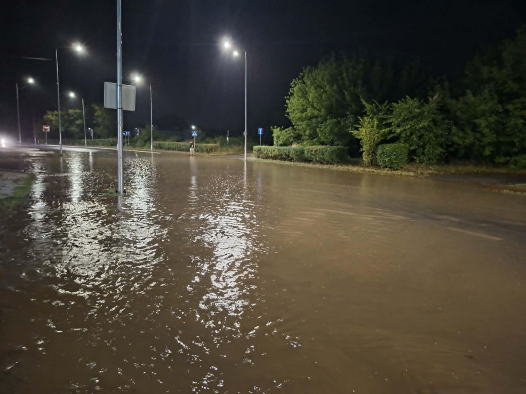 Zalane Starachowice. Widoki po burzy 1.07.2026