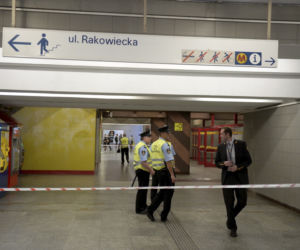 Wypadek na stacji metra Pole Mokotowskie