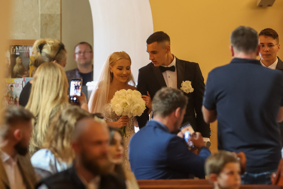 Ślub Jakuba Kiwiora i Claudii Kowalczyk
