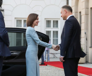 Prezydent Duda spotkał się z prezydent Mołdawii