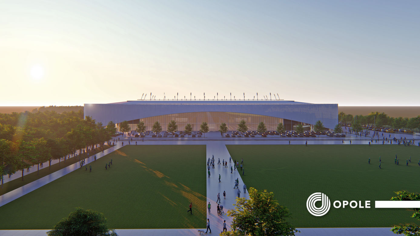 Nowy stadion Odry Opole. Wizualizacja projektu