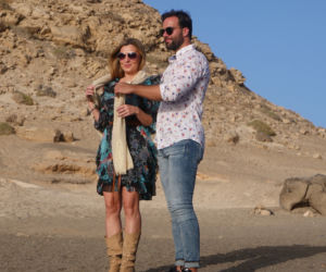 Beata Drewniak i Conrado Moreno na planie teledysku No puedo/Plusz [GALERIA]
