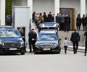 Pogrzeb policjanta, który zginął w wyniku wypadku w Gdyni
