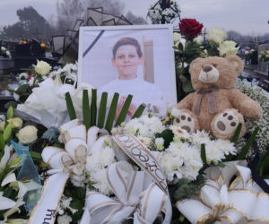 Tak wygląda grób 11-letniego Nikodema Mareckiego dwa dni po pogrzebie