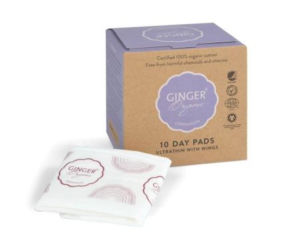 Podpaski higieniczne, GingerOrganic, ok. 17 zł