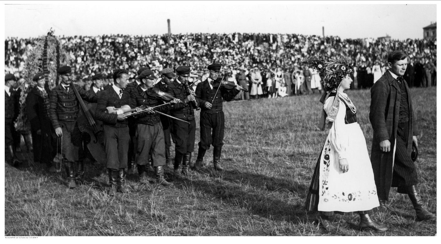 Dożynki w Łodzi na stadionie ŁKS-u