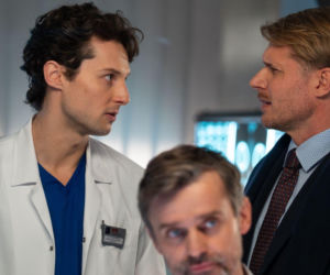 Na dobre i na złe odc. 983. Maks Beger (Tomasz Ciachorowski),  Kamil Zawada (Jakub Łopatka), Paweł Gracz (Marcin Sianko)