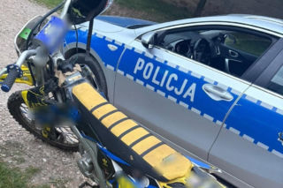 15-latek bez uprawnień do kierowania motorowerem zatrzymany w gminie Pawłów