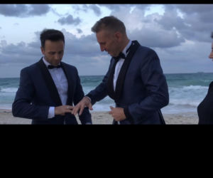 Krzysztof Gojdź i Marcin Roznowski: Ślub na plaży
