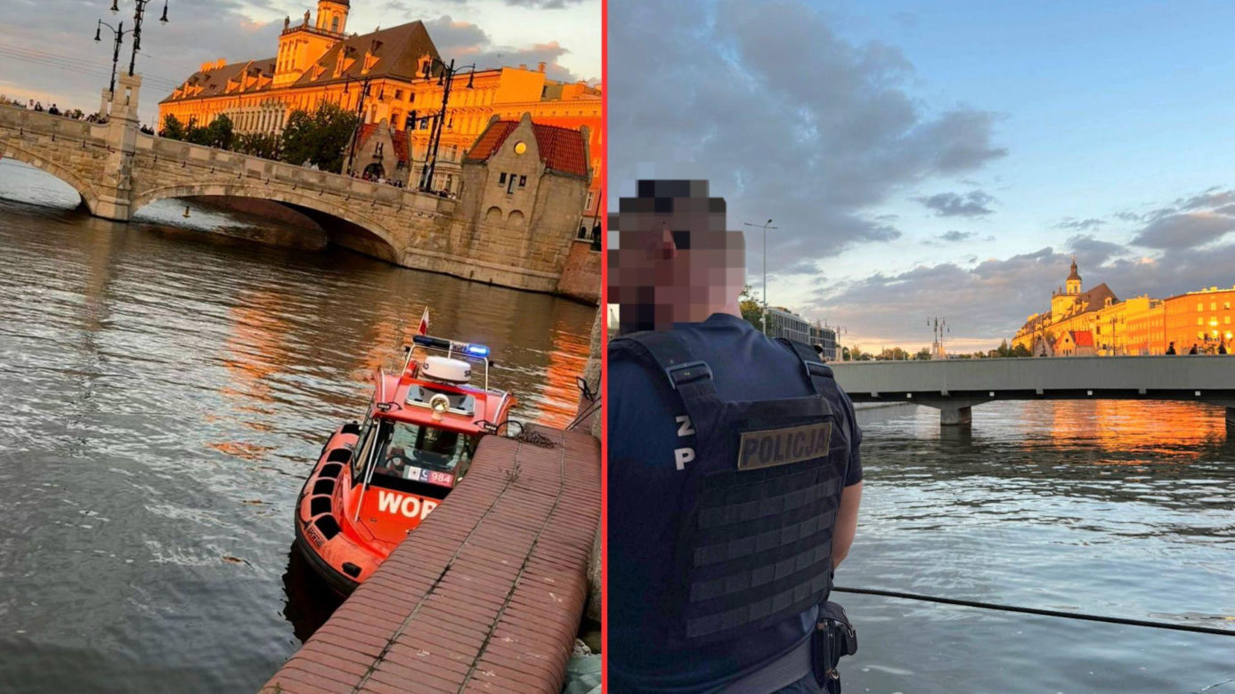 Tragedia w centrum Wrocławia. Z Odry wyłowiono ciało mężczyzny