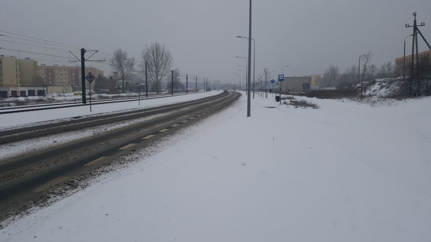 W Bydgoszczy znów prószy śnieg