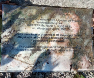 Grób syna Władysława Hańczy przestanie istnieć?