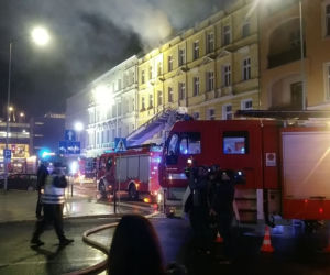Pożar kamienicy przy ul. Kaszubskiej