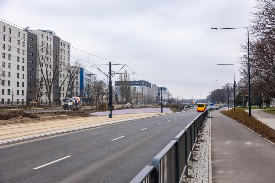 Tramwaj na Kasprzaka w Warszawie